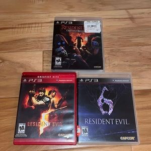 Resident evil PS3 games bundle